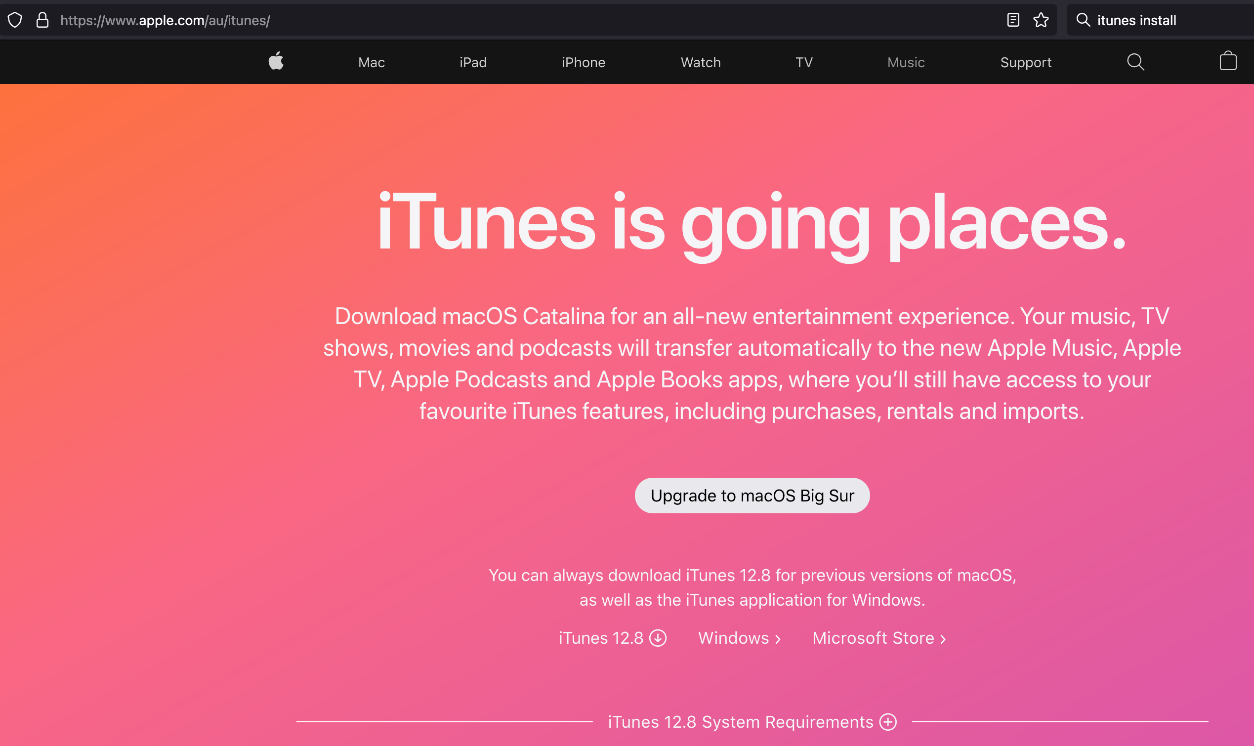 itunes for mac os x 10.5 download